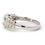 ローズカット　リング　ホワイトゴールド  K18WG