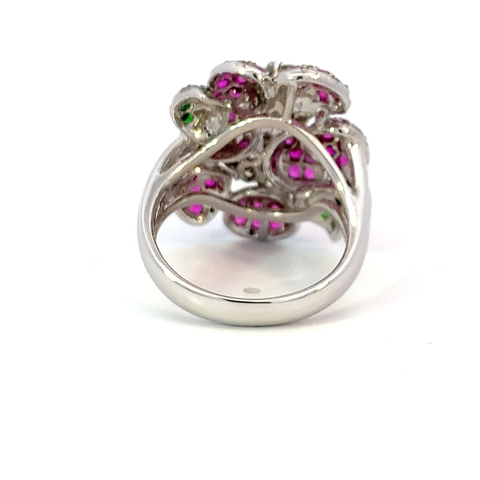 ピンクサファイヤ　リング　ホワイトゴールド　K18WG